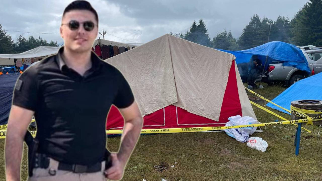 Artvinli polis memuru Sercan Yerabakan kaldığı çadırda dumandan zehirlenerek can verdi