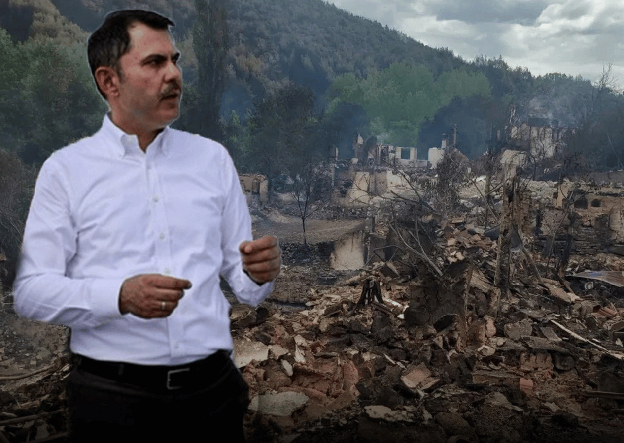 Murat Kurum paylaştı: İşte orman yangınlarındaki hasar tespit haritası