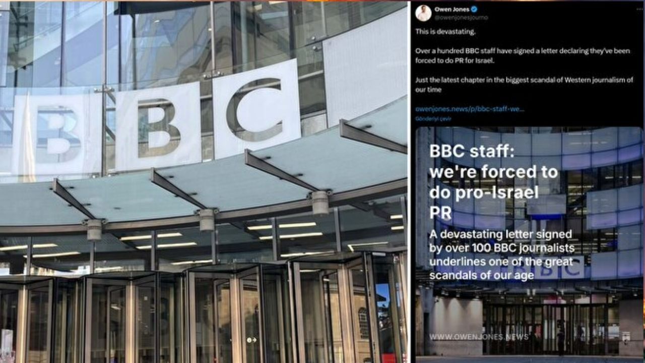 İsrail'in borazanı BBC! Yüzlerce çalışan kurumun siyonistlere hizmet ettiğini itiraf etti