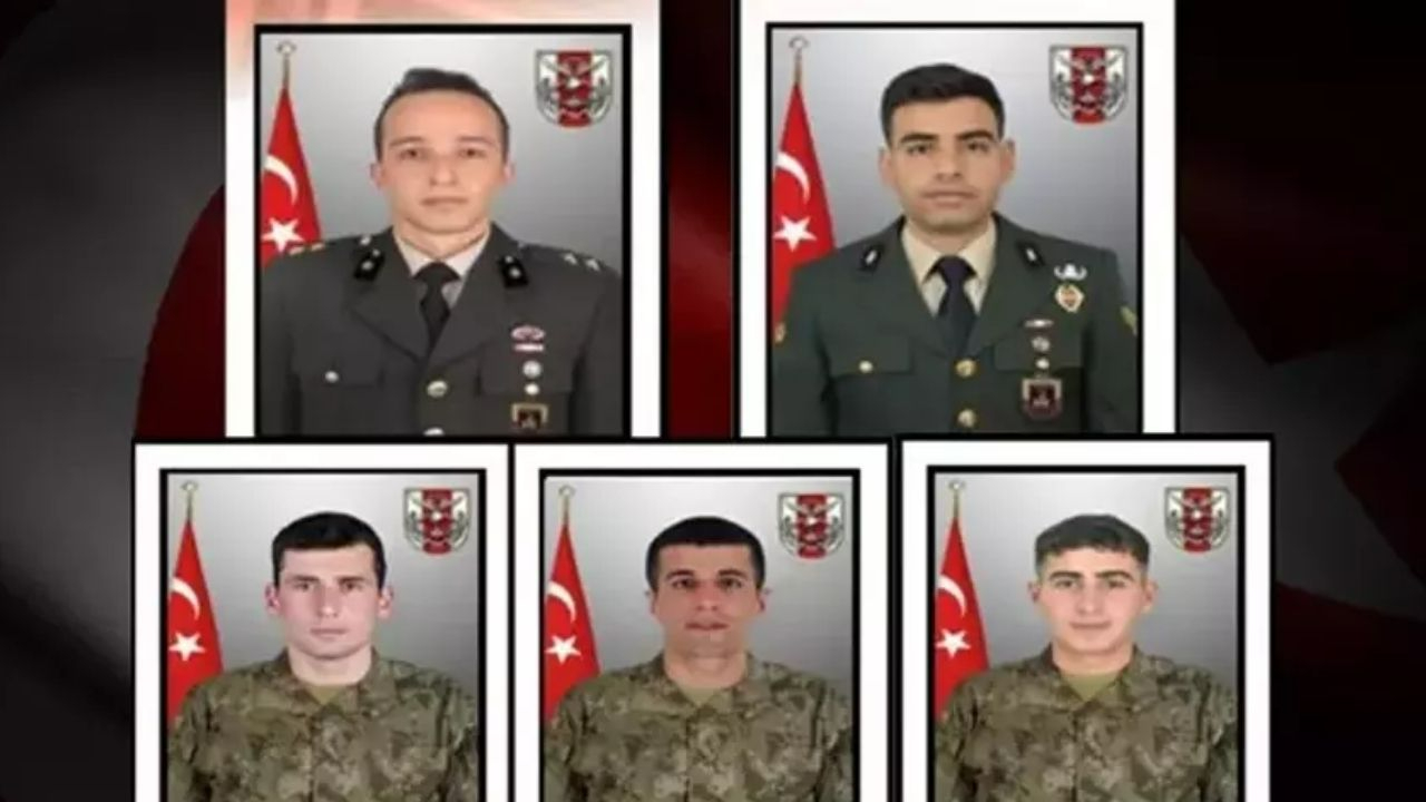 Bakan Güler'den taziye mesajı... Şehit olan 5 kahramanımızın isimleri belli oldu!