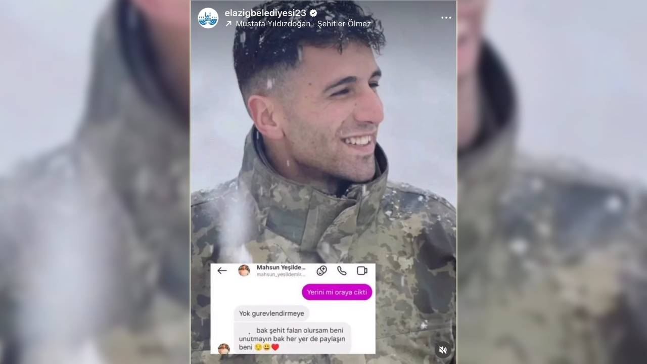 Elazığ Belediyesi şehit Piyade Sözleşmeli Er Mahsun Yeşildemir’in isteğini yerine getirdi