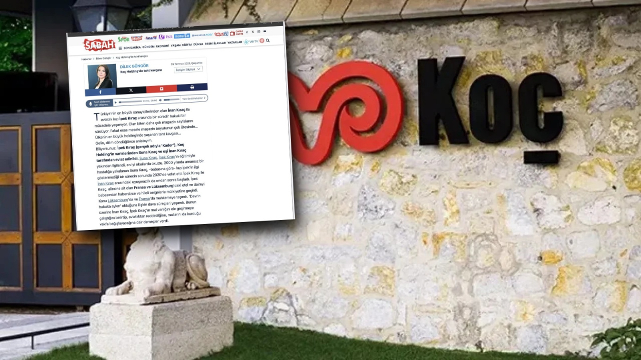 Basın özgürlüğüne jet sansür: Koç Ailesi yazısı sonrası Sabah yazarı Dilek Güngör’e re’sen suç duyurusu ve erişim engeli!