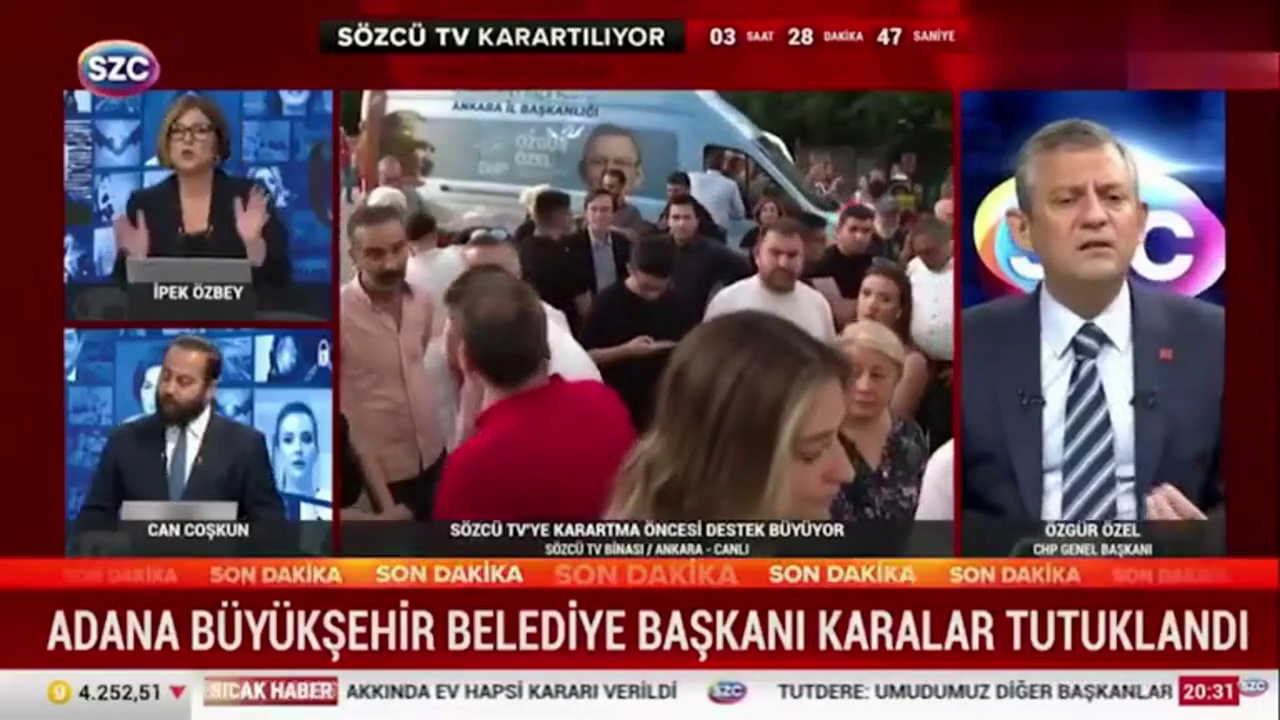 Canlı yayında öğrendi! Özgür Özel Zeydan Karalar'ın tutuklandığını duyunca tek kelime: "Eyvah"