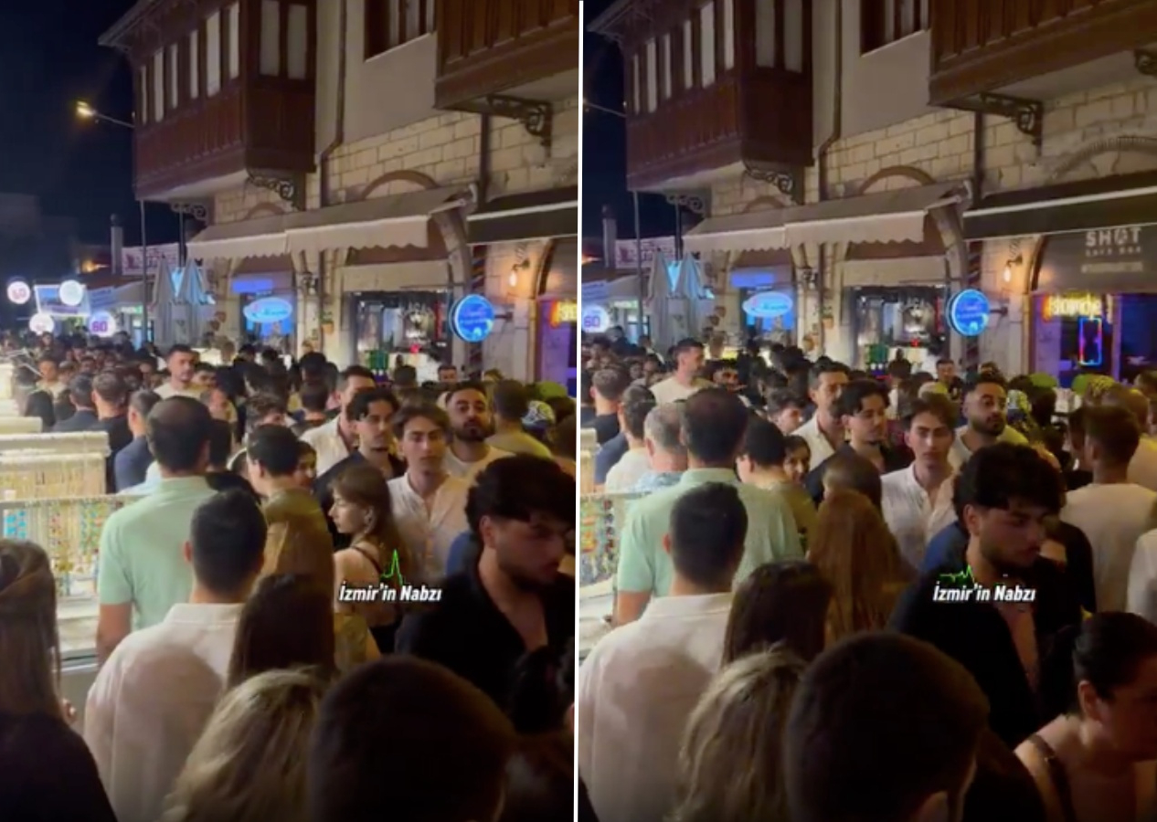 Alaçatı’da sokaklar tıklım tıklım ama dükkanlar sinek avlıyor! Turistin derdi piyasa yapmak...
