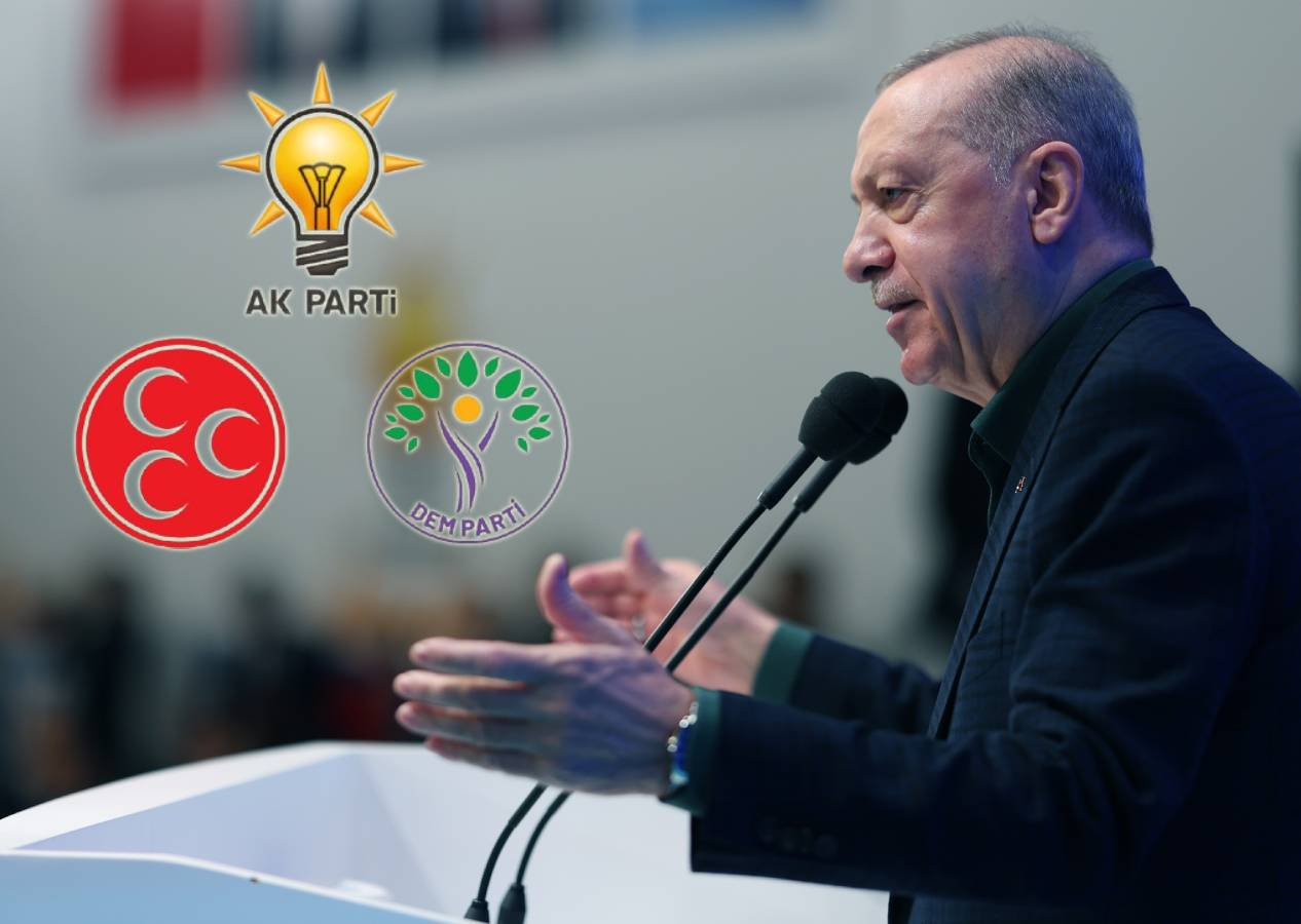 Cumhurbaşkanı Erdoğan'dan dikkat çeken mesaj: AK Parti, MHP, DEM biz üçlü olarak bu yolu yürümeye karar verdik