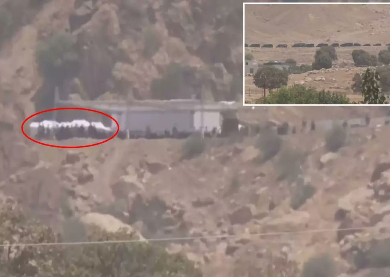 PKK'nın silahları bıraktığı Cesane Mağarası görüntülendi! Süleymaniye’de güvenlik alarmı... Silah bırakma işlemi sona erdi!