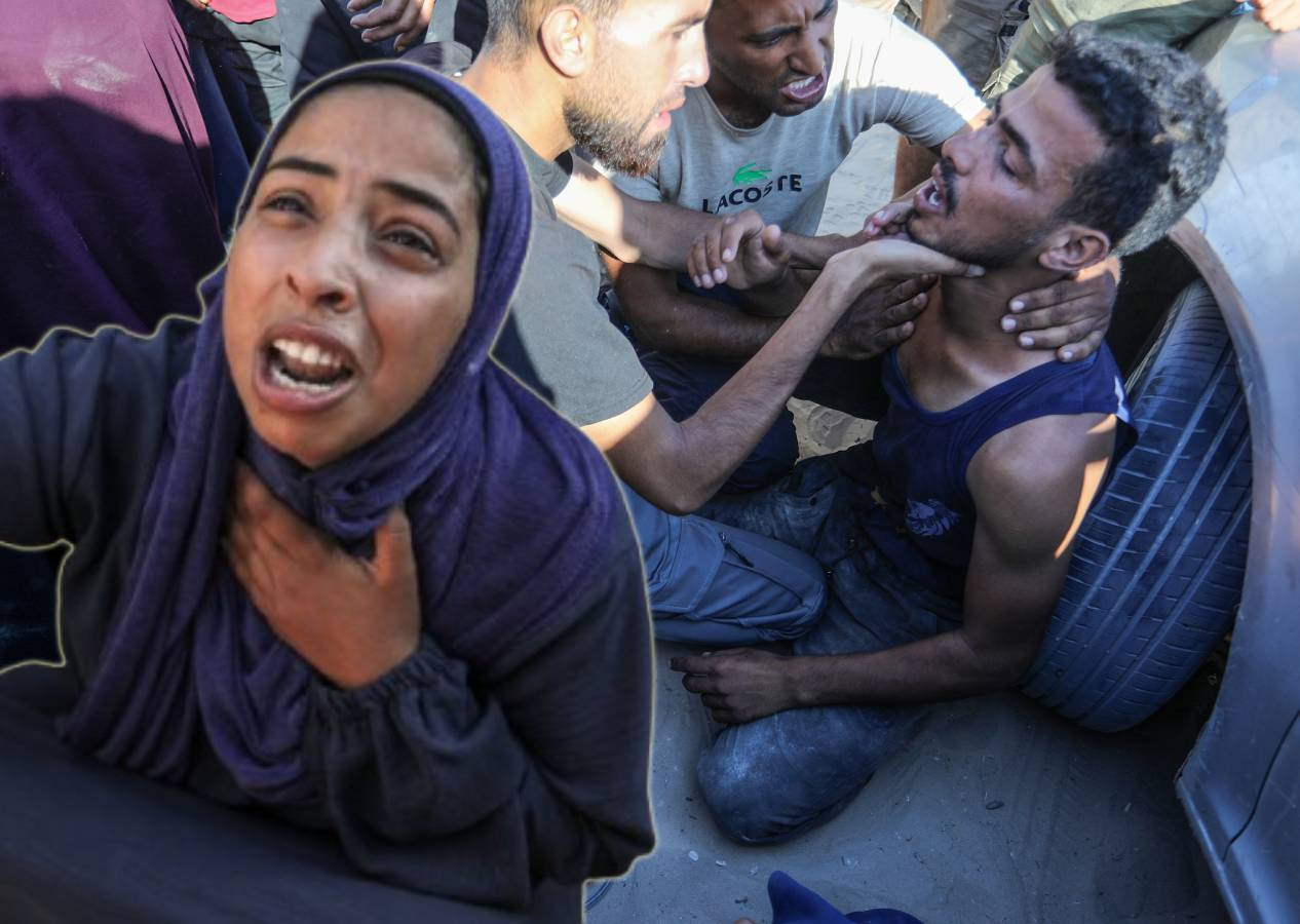 İsrail'den yiyecek bulma ümidiyle toplanan insanlara gazlı katliam! İzdihamda 15'i boğularak, 21 Filistinli can verdi
