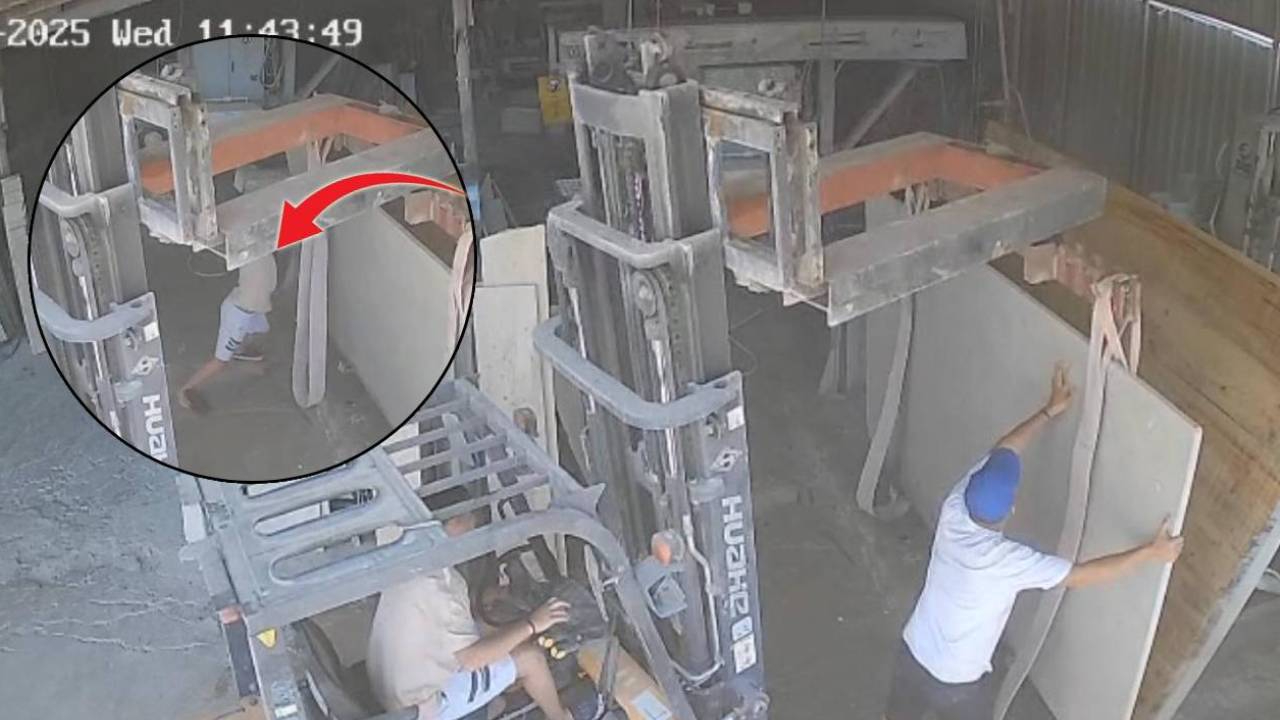Babasına ait işletmede üzerine 300 kiloluk mermer plaka düştü! Genç Furkan'ın kahreden ölümü