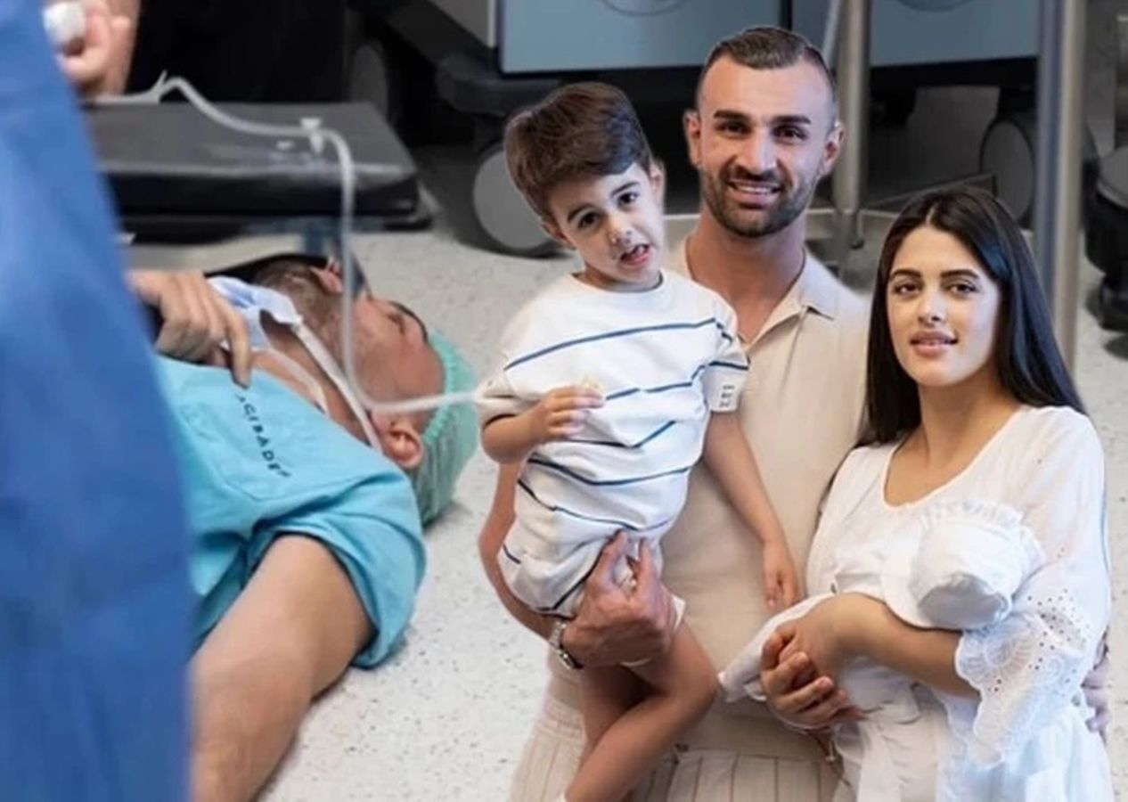 Serdar Dursun eşi doğum yaparken bayıldı!