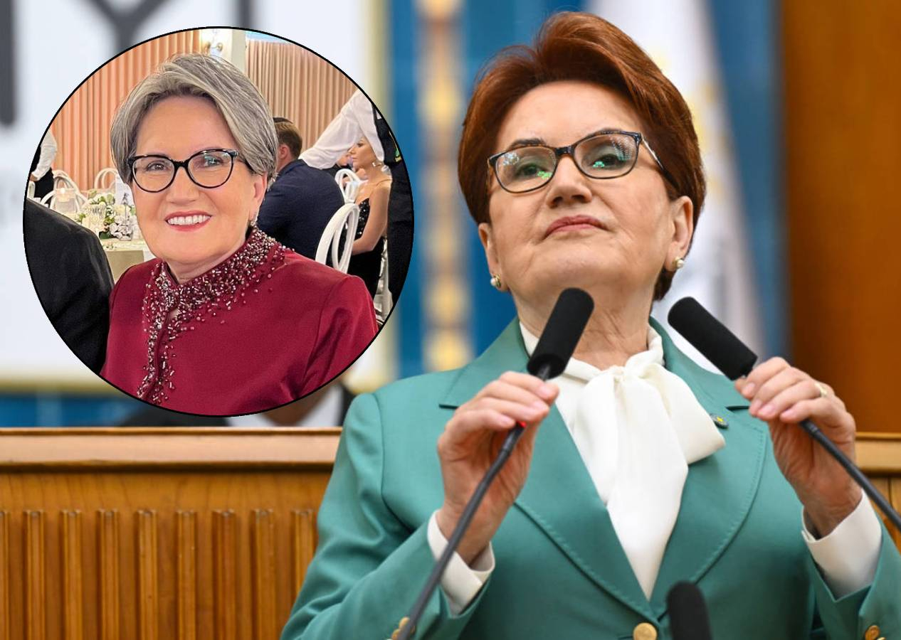 Köşesine çekilmişti... Nikah şahitliği yapan Meral Akşener'in yeni imajı gündem oldu