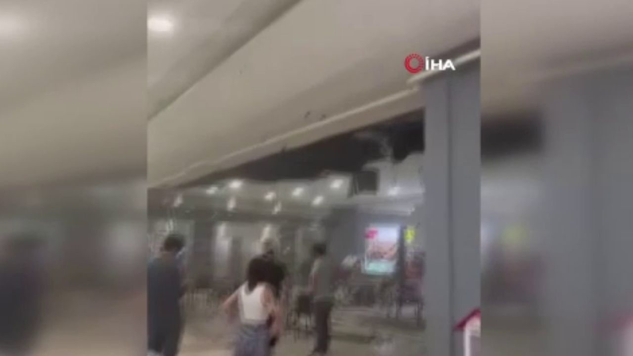 Resmen can pazarı! Beylikdüzü'nde AVM'de asma tavan çöktü!