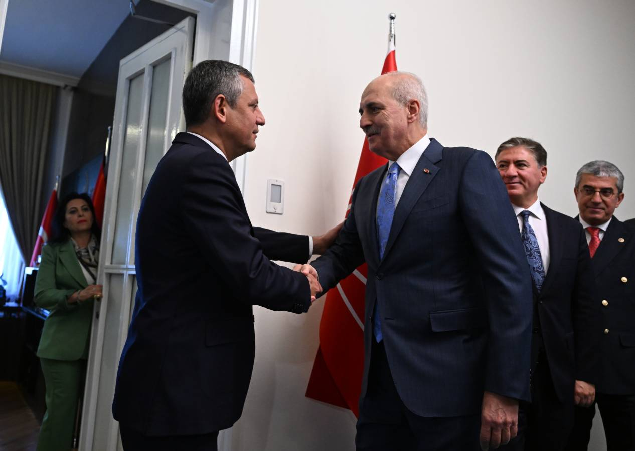 TBMM Başkanı Kurtulmuş'tan CHP grubuna ziyaret, gündem Terörsüz Türkiye Komisyonu
