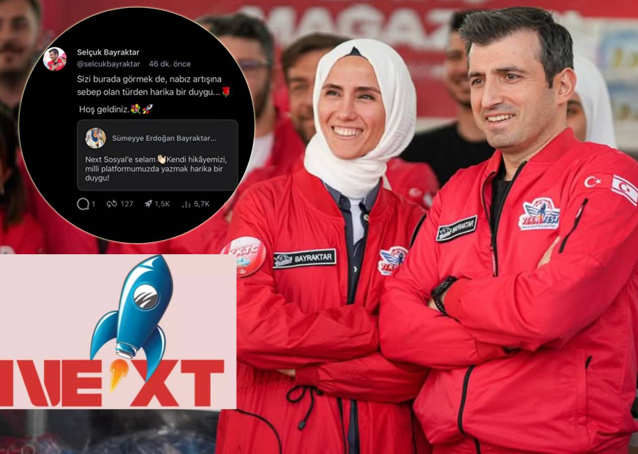 Next Sosyal’de aşkın kodu yazıldı... Selçuk Bayraktar, Next Sosyal'e katılan eşi Sümeyye Erdoğan'ı romantik sözlerle karşıladı