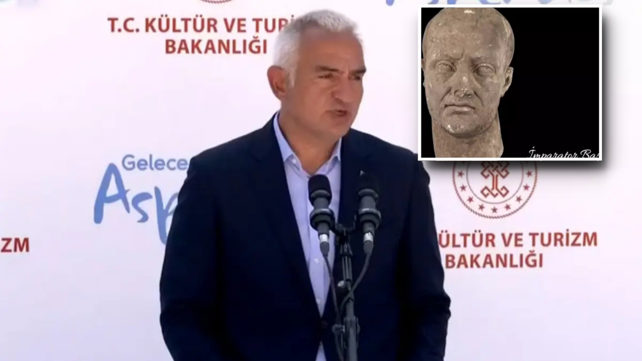 Aspendos’ta tarih yeniden yazılıyor: 40 cm'lik imparator başı gün yüzüne çıkarıldı! Kültür ve Turizm Bakanı Ersoy: Önemli bir dönüm noktası!