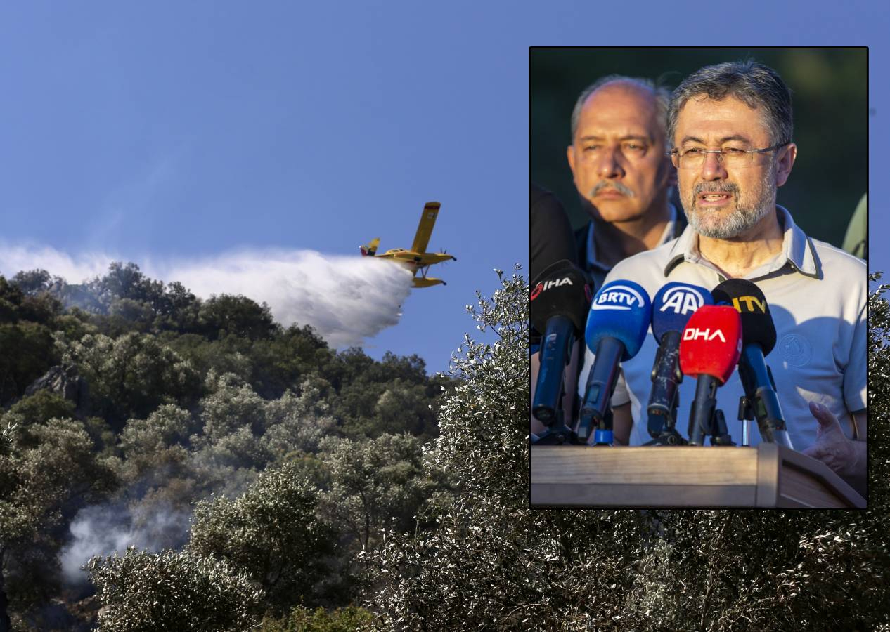 Bakan Yumaklı orman yangınlarındaki son durumu paylaştı... "Aktif 3 yangın var, yerleşim yerleri tehdit altında değil"