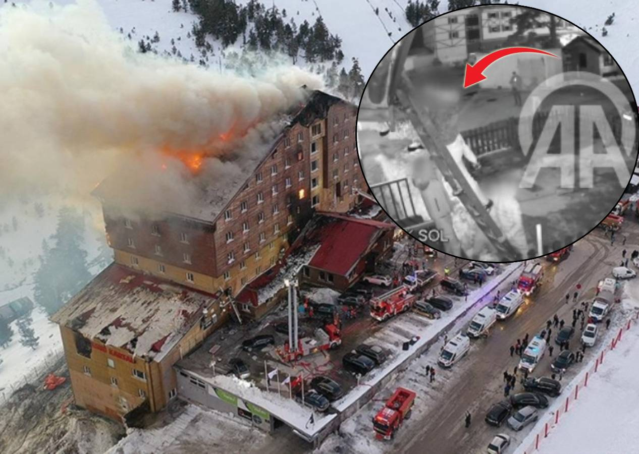 Grand Kartal Otel faciasının yeni görüntüleri ortaya çıktı! Yangın tüpünü kullanmadan kaçmışlar...