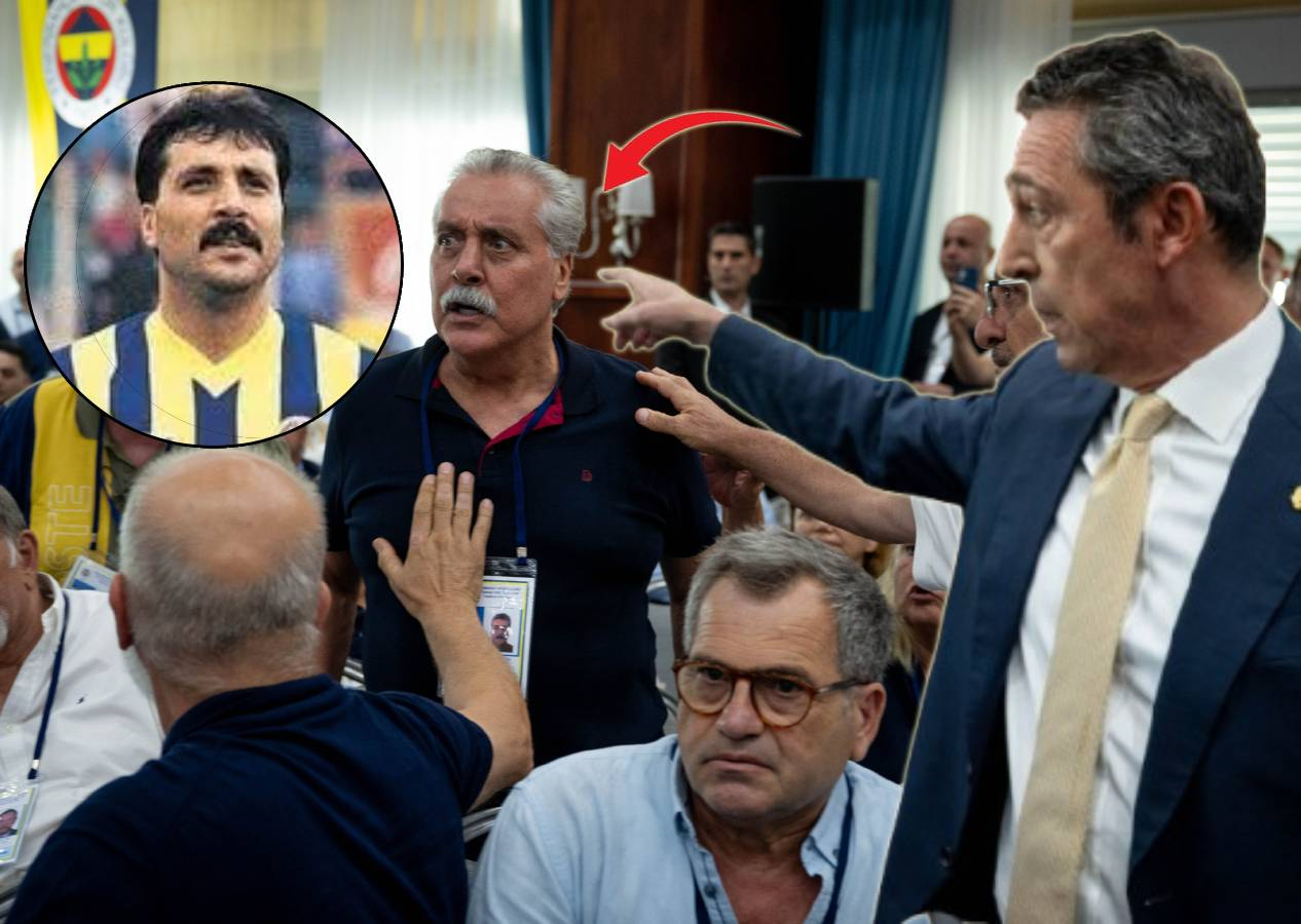 Ali Koç parmağıyla gösterip "çıkarın" dedi, Fenerbahçe efsanesi Müjdat Yetkiner salondan çıkarıldı