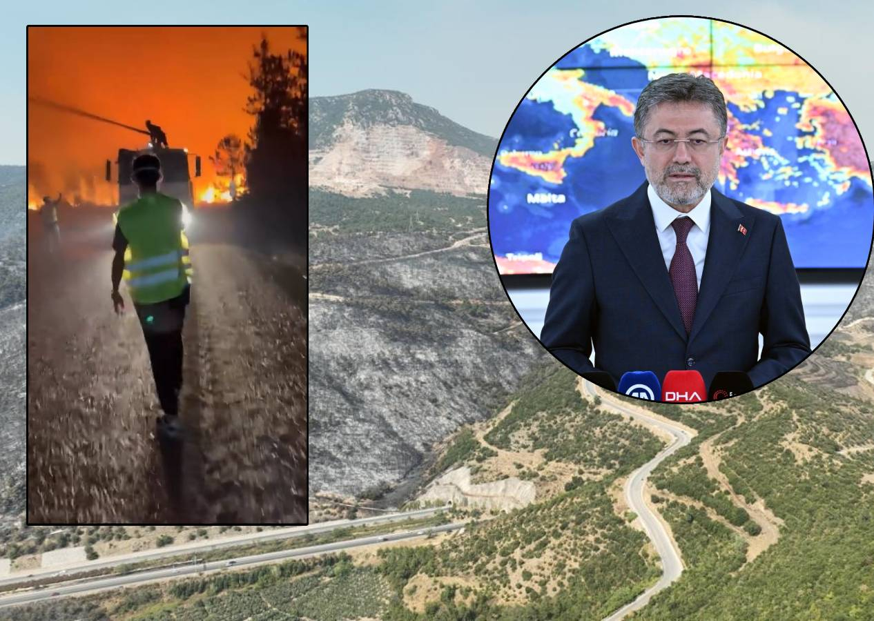 Orman yangınlarından son durum.... Bakan Yumaklı: Devam eden sadece bir yangın var, Bursa Harmancık yangını