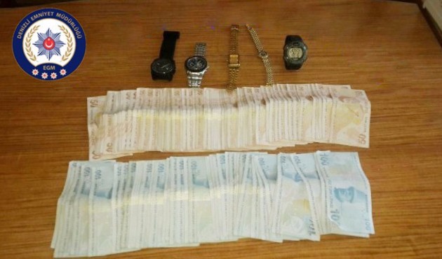 Caminin parası çalındı…