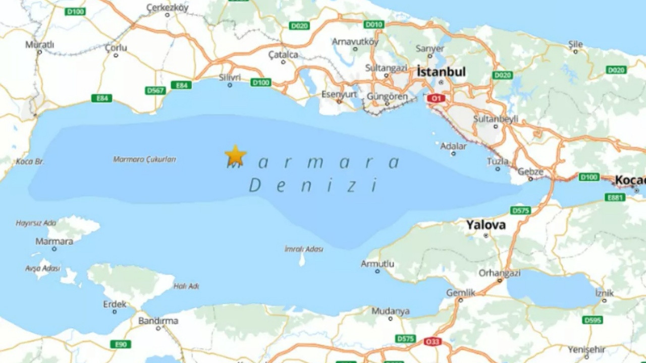 İstanbul açıklarında 3.5 büyüklüğünde deprem! Çevre iller de sallandı...