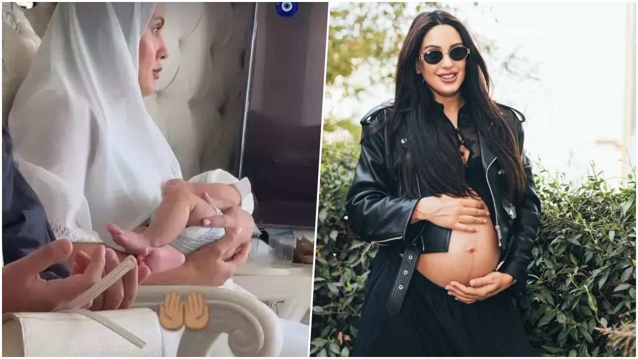 Sahra Işık minik oğlu Pamir için mevlid okuttu