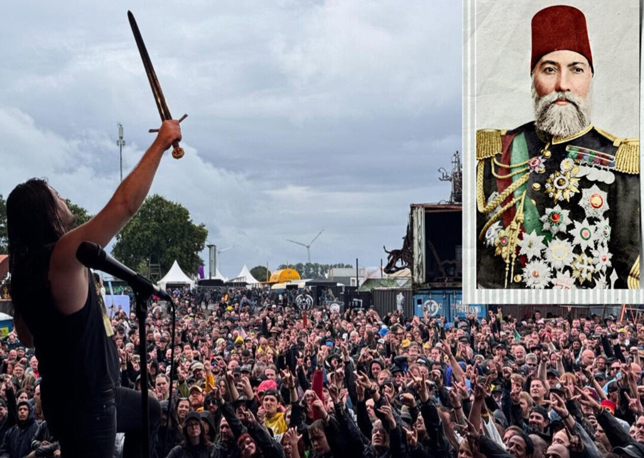 Almanya'da Osmanlı rüzgarı! ABD'li thrash metal grubu Warbringer sahneye Plevne Marşı ile çıktı