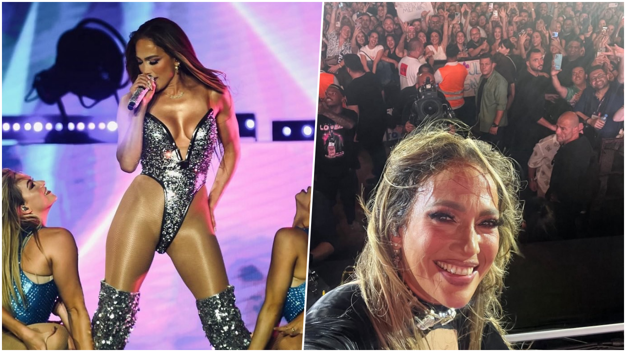 Jennifer Lopez'in İstanbul konserinde dikkat çeken detay! Hayranının telefonuyla selfie çekti