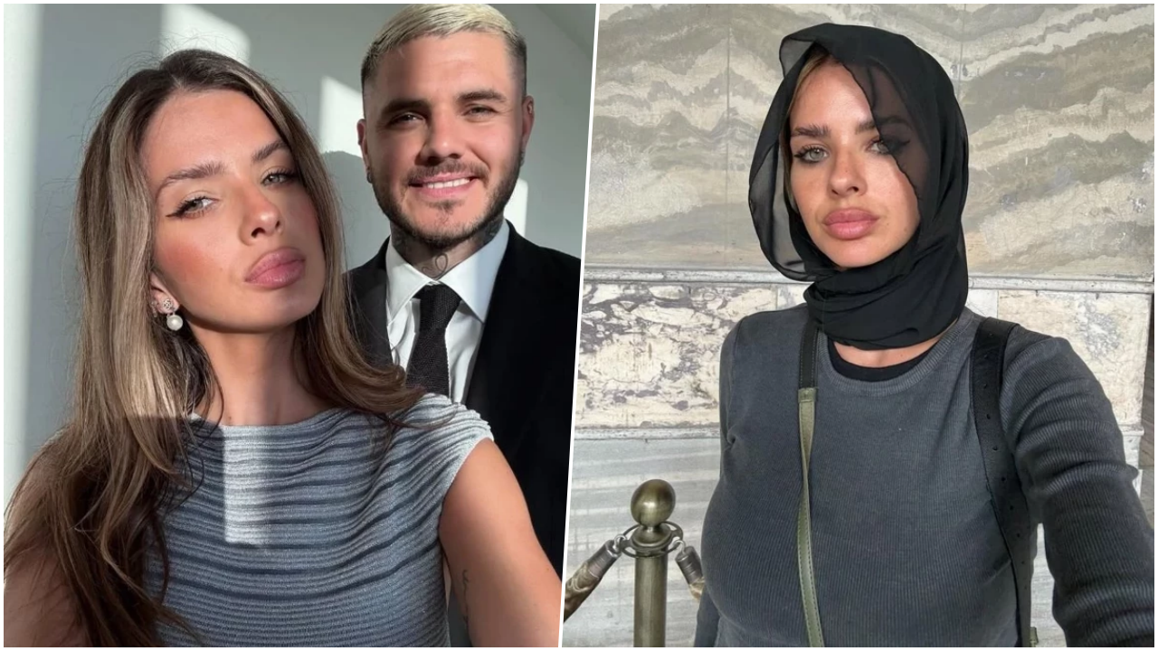 Mauro Icardi'nin sevgilisi China Suarez, başörtüsü taktı