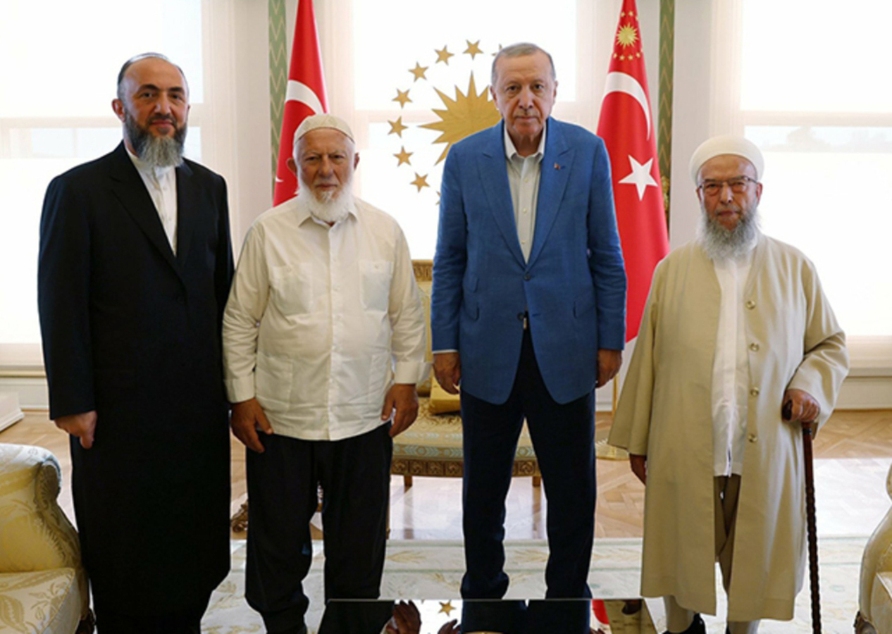 İsmailağa Cemaati'nden Cumhurbaşkanı Recep Tayyip Erdoğan'a ziyaret