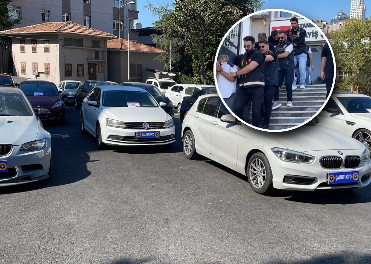 Şaseyi değiştir, belgeyi uydur, milyonları cebe at: İstanbul'da milyonlarca liralık otomobil vurgunu! Ele geçirilen araçlar böyle sergilendi...