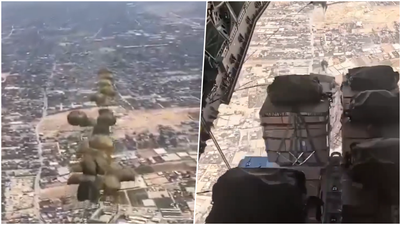 İspanya’dan Gazze'ye 12 ton gıda yardımı! Havadan yıkım görüntülendi