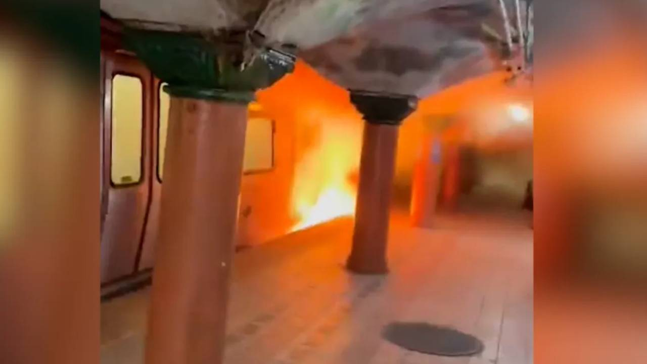 ABD'de tren yangını! Alevlerin arasında kalan yolcular son anda kurtuldu
