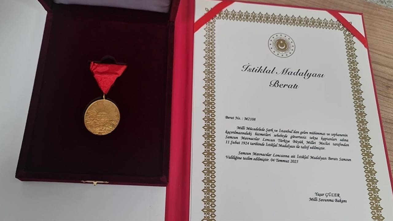 Milli Mücadele'nin sembol şehirlerinden Samsun'a, TBMM'deki törenle İstiklal Madalyası takdim edilecek
