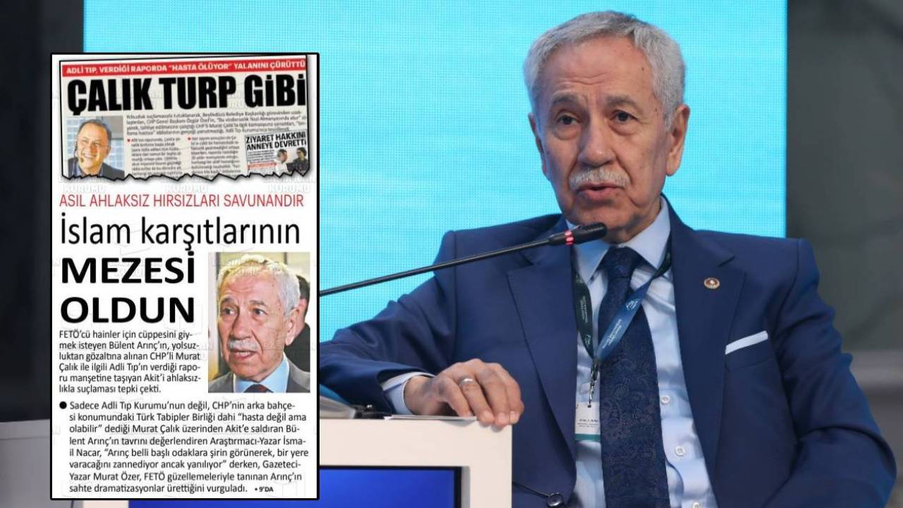 Akit & Bülent Arınç polemiği: "FETÖ güzellemeleriyle tanınan..." Gazetenin cevabı sert oldu