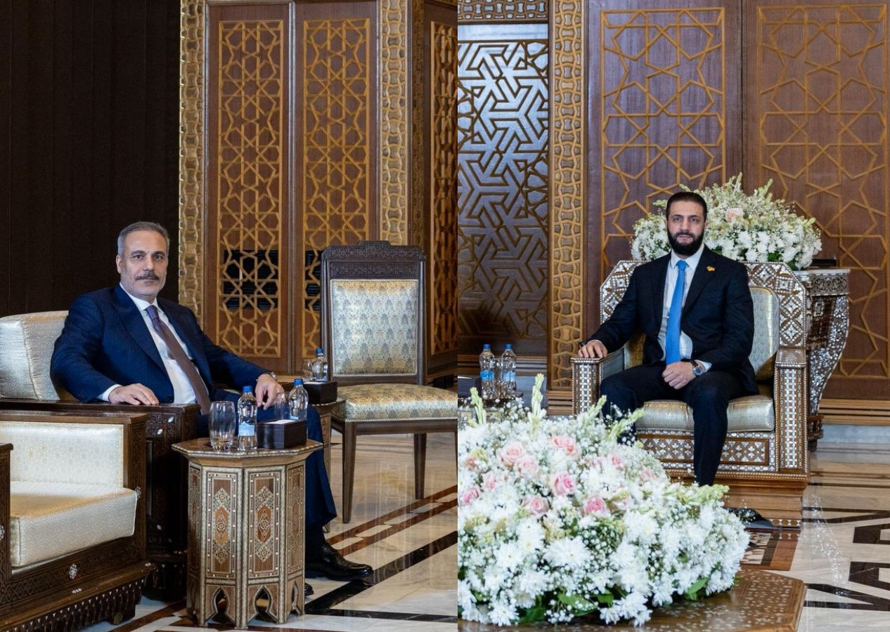 Hakan Fidan, Ahmed Şara ile Şam’da buluştu!  Masada PKK ve DEAŞ var