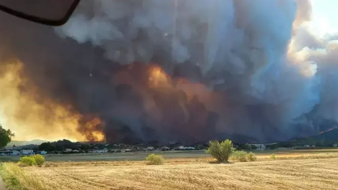 Fransa alev alev! 76 yılın en büyük yangını! İşte son durum...
