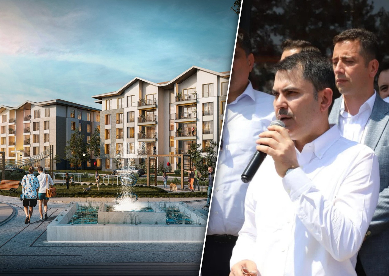 Deprem bölgesinin yeniden inşası! Murat Kurum Adıyaman'da müjdeyi verdi: 300 bininci konutu eylülde teslim edeceğiz