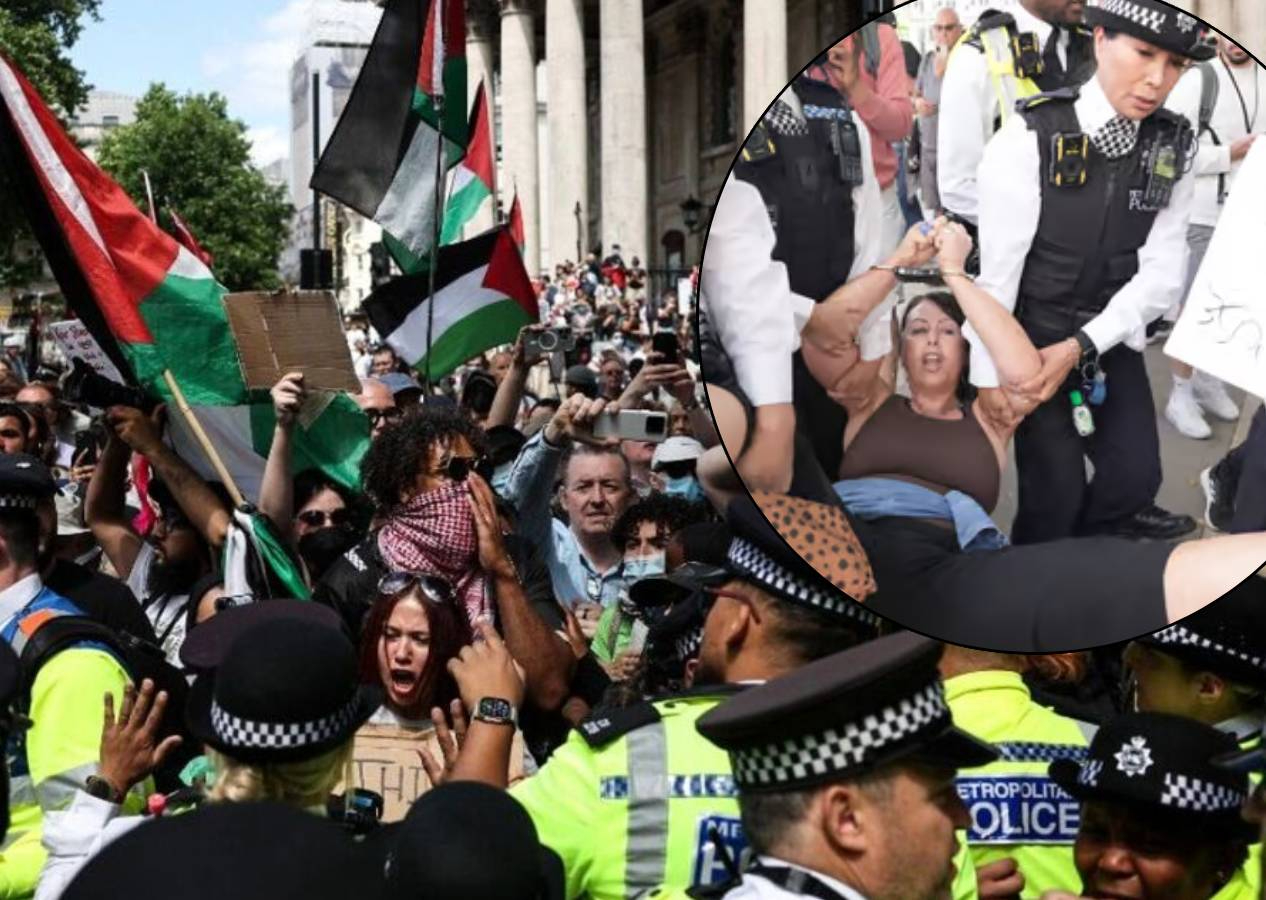 Filistin için ses çıkaran susturuluyor! Londra’da özgürlük ayaklar altında