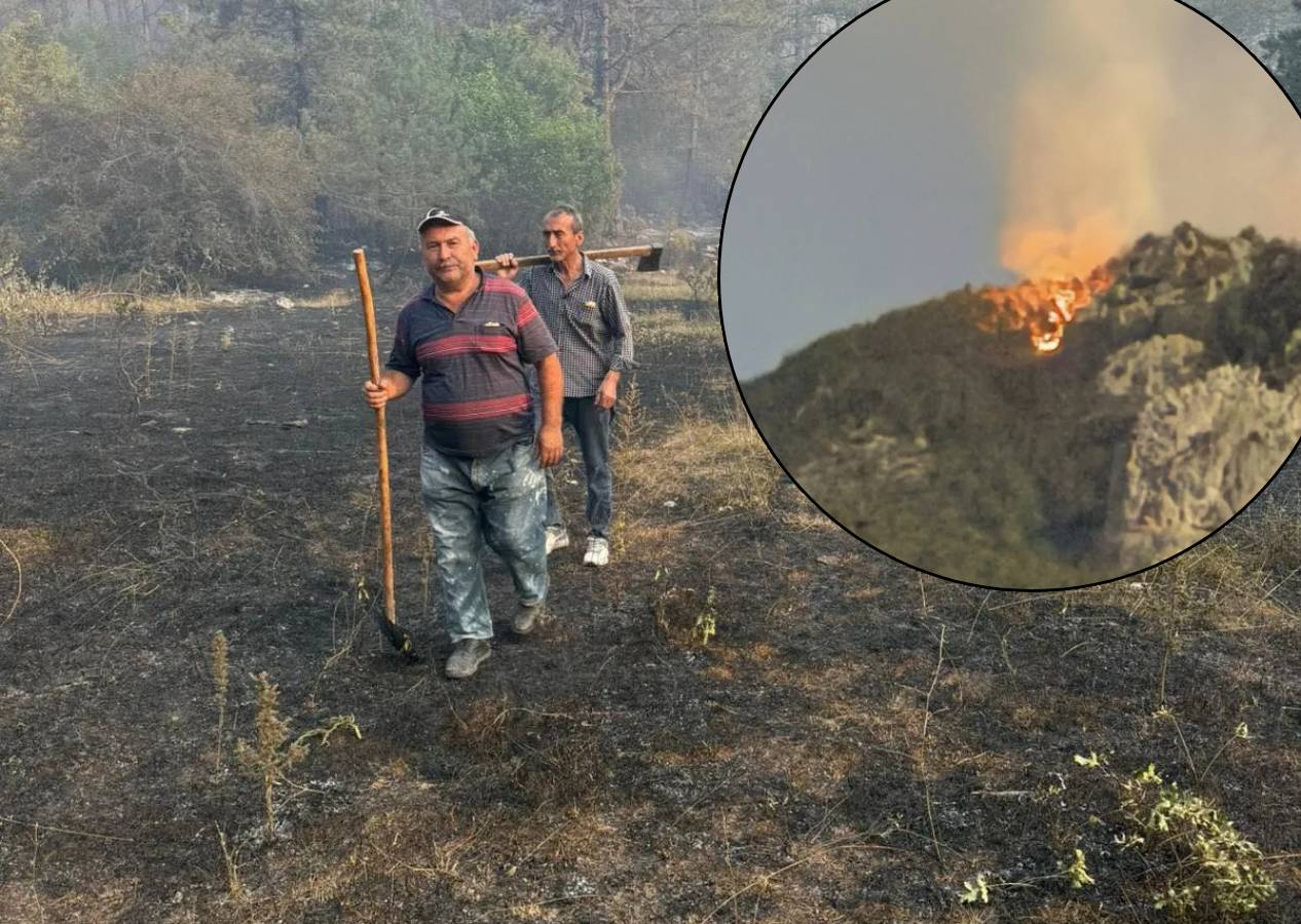 Sinop'taki orman yangını kontrol altında! Vali Özarslan: Tahliye edilenler köylerine dönebilir
