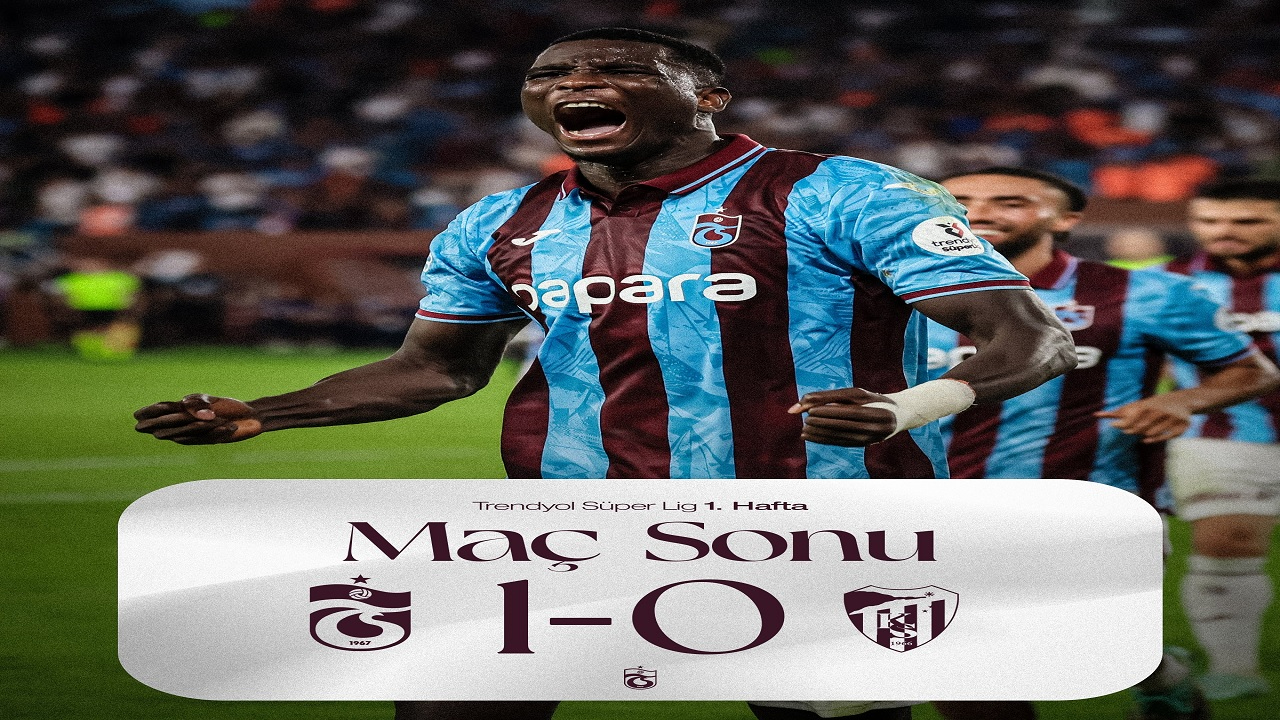 Trabzonspor Kocaelispor maçının geniş özeti golü ve önemli anları