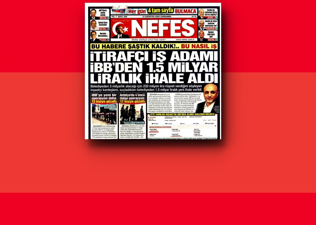 Bu manşete şaştık kaldık... CHP medyasında ‘Nefes’ çatlağı: İBB yolsuzluk dosyasını manşetten verdiler!