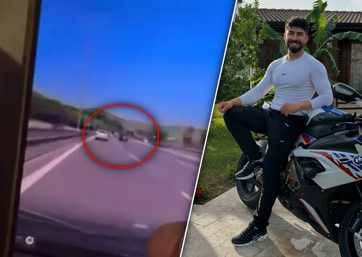 Sosyal medya fenomeni Deniz Servan Narin motosiklet kazasında hayatını kaybetti! Dehşet anı kamerada
