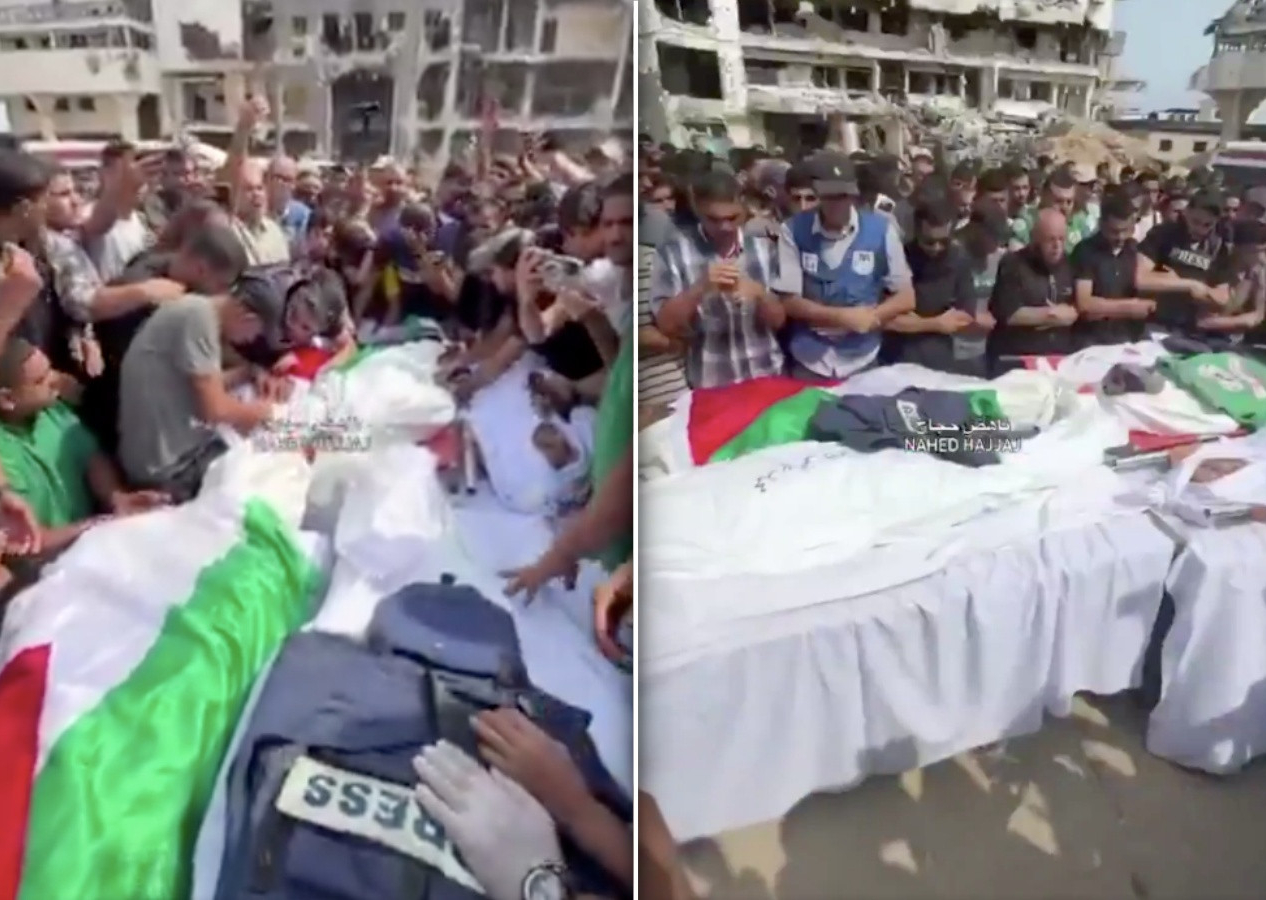 Hakikatin sesi susturulmak isteniyor! İsrail'den medya çadırına kirli saldırı: 6 gazeteci şehit oldu!
