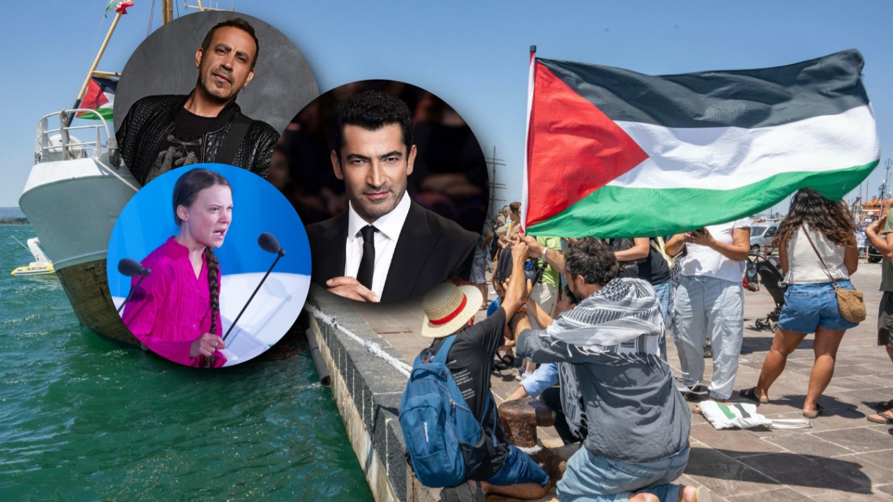 İsrail ablukasına karşı en büyük sivil eylem başlıyor... 50 gemilik dev filo Gazze’ye yola çıkıyor!  Listede Haluk Levent ve Kenan İmirzalıoğlu da var...