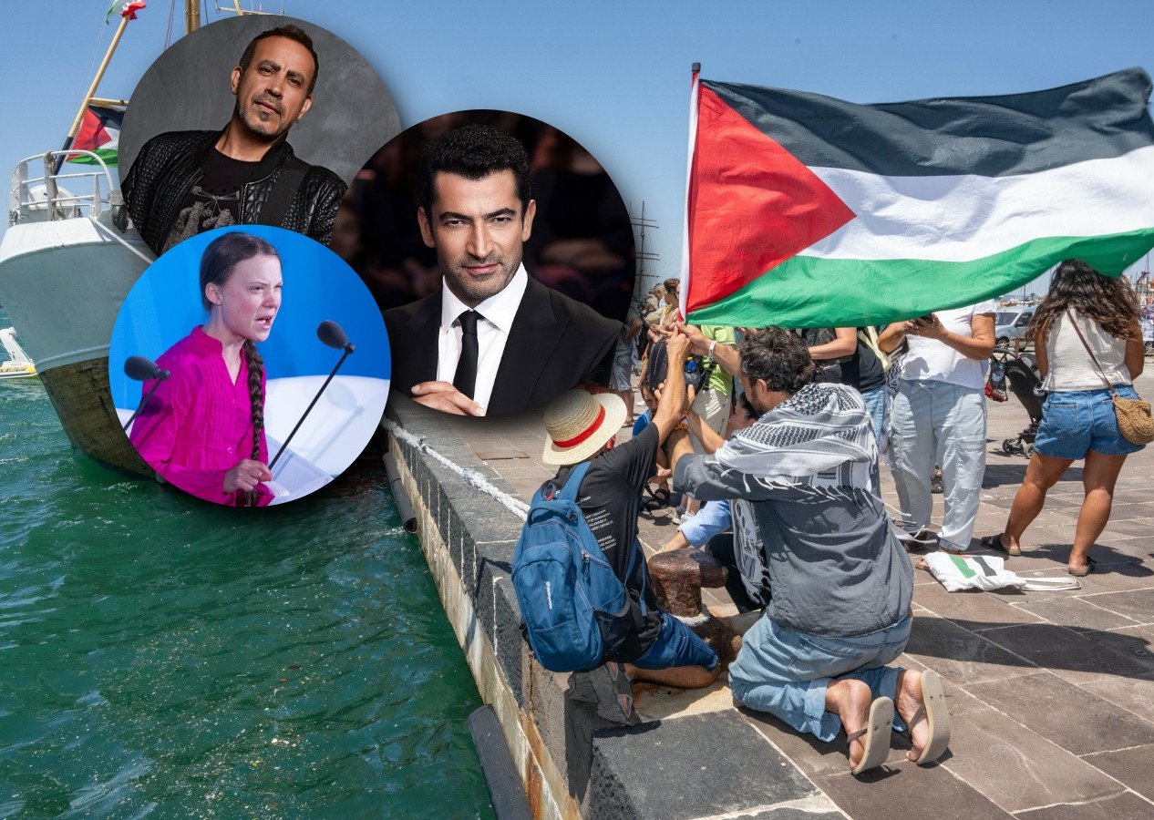 İsrail ablukasına karşı en büyük sivil eylem başlıyor... 50 gemilik dev filo Gazze’ye yola çıkıyor!  Listede Haluk Levent ve Kenan İmirzalıoğlu da var...