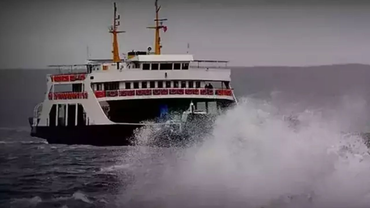 Güney Marmara’da feribot seferleri iptal edildi!