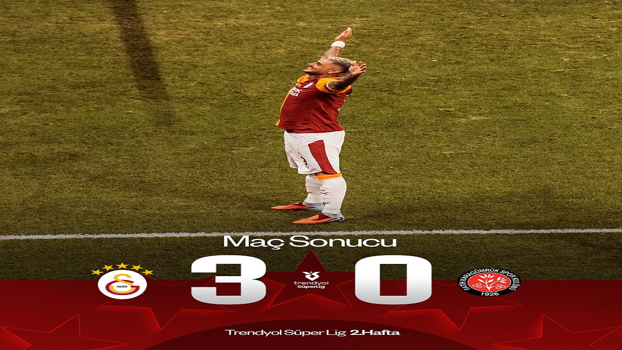 Galatasaray 3-0 Fatih Karagümrük maçının geniş özeti golleri ve önemli anları