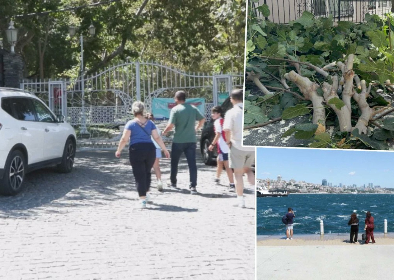 İstanbul'u fırtına vurdu: Ağaçlar devrildi, yaralılar var! Gülhane Parkı kapatıldı