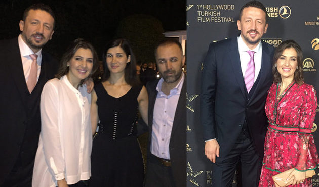 Hollywood Türk Film Festivali'nde 'Onur Ödülü'nü Hidayet Türkoğlu verdi!