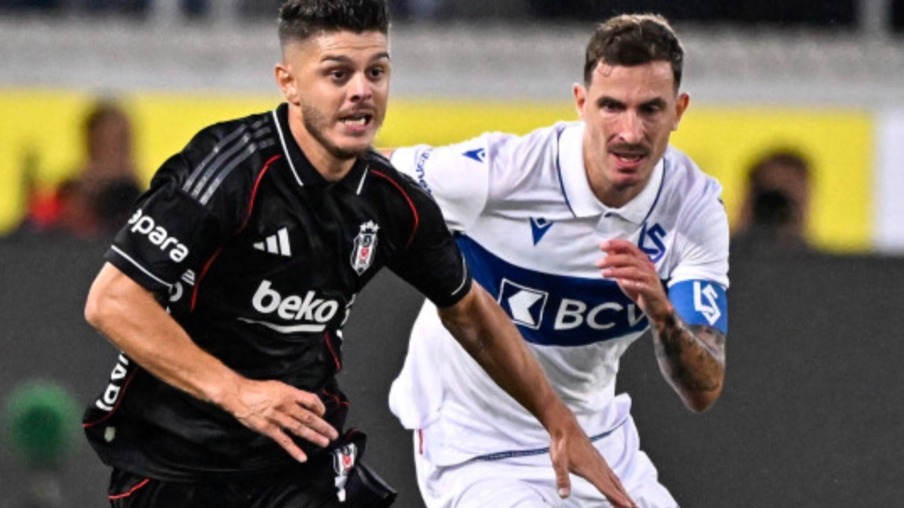 UEFA Konferans Ligi: Lausanne ile Beşiktaş 1-1 berabere kaldı